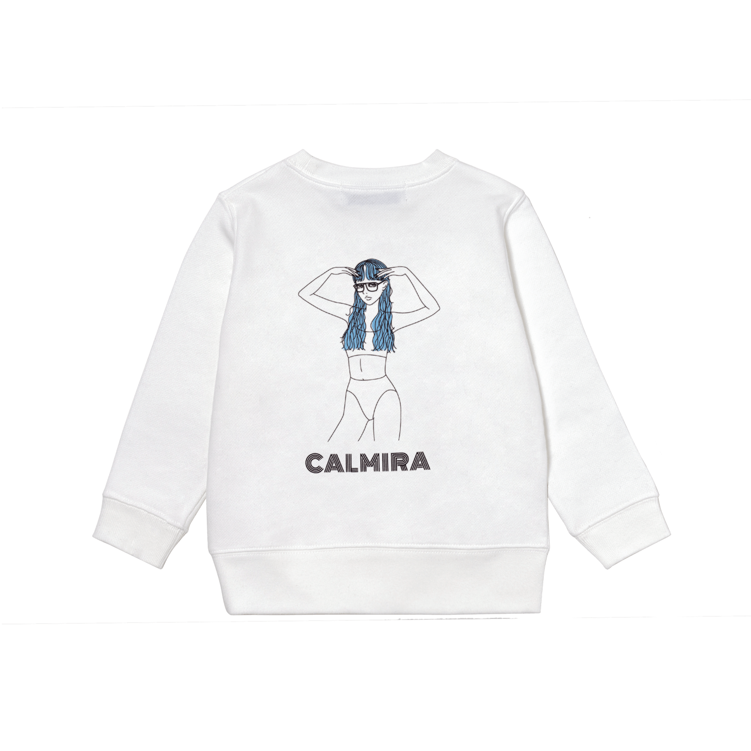 青髪パーマ Kids Long Sleeve T-Shirt