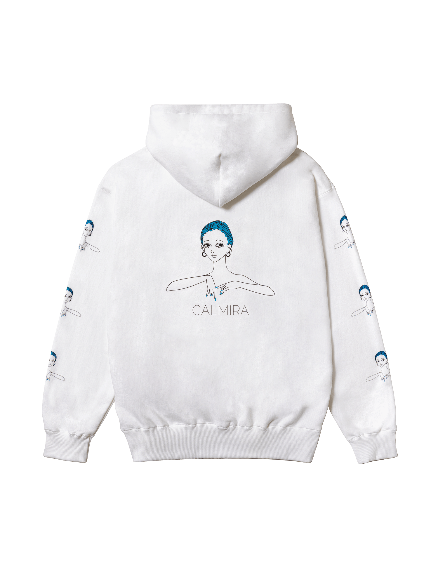 青髪 Hoodie type-A