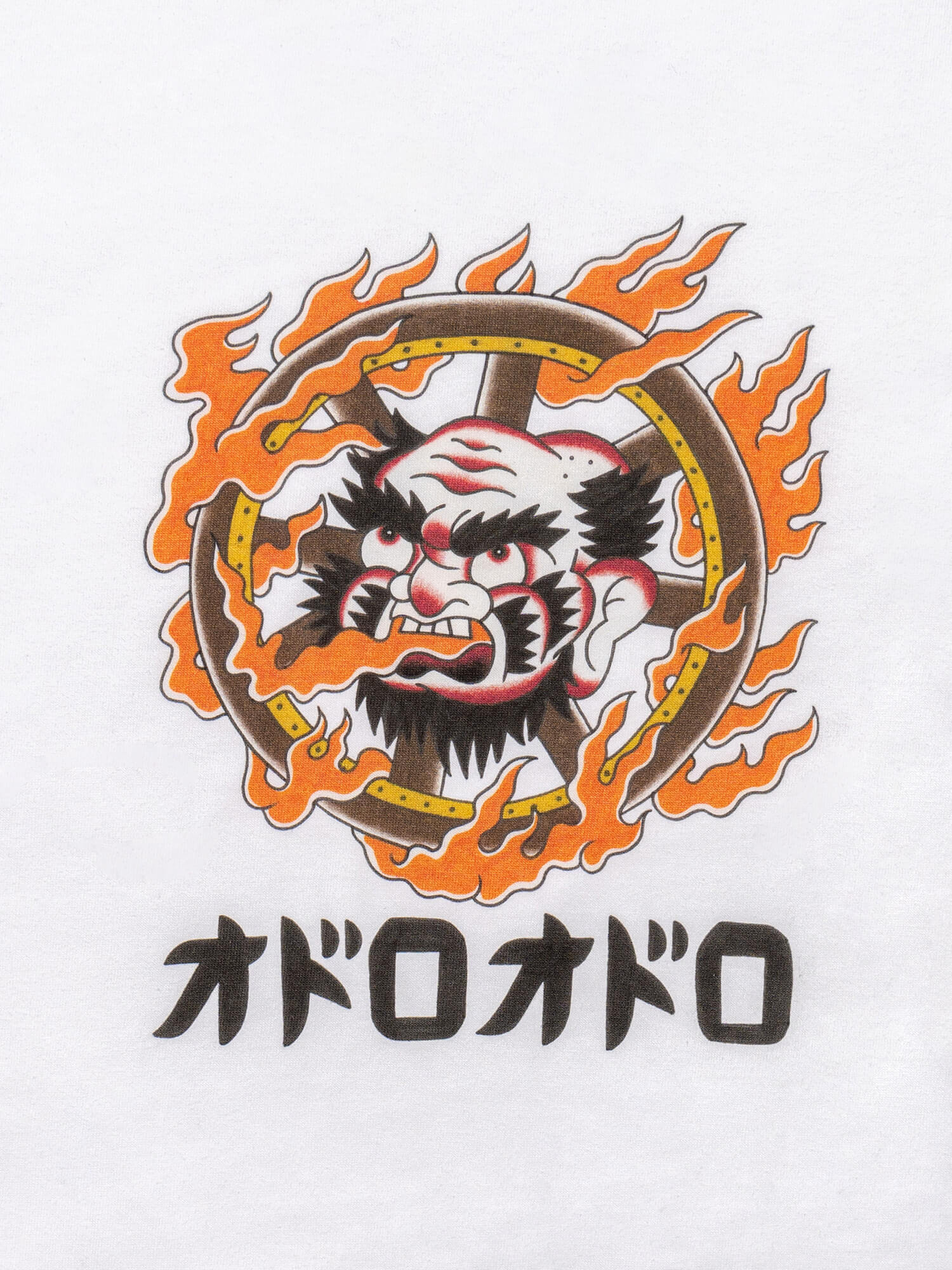 輪入道 Long Sleeve T-Shirt type-B