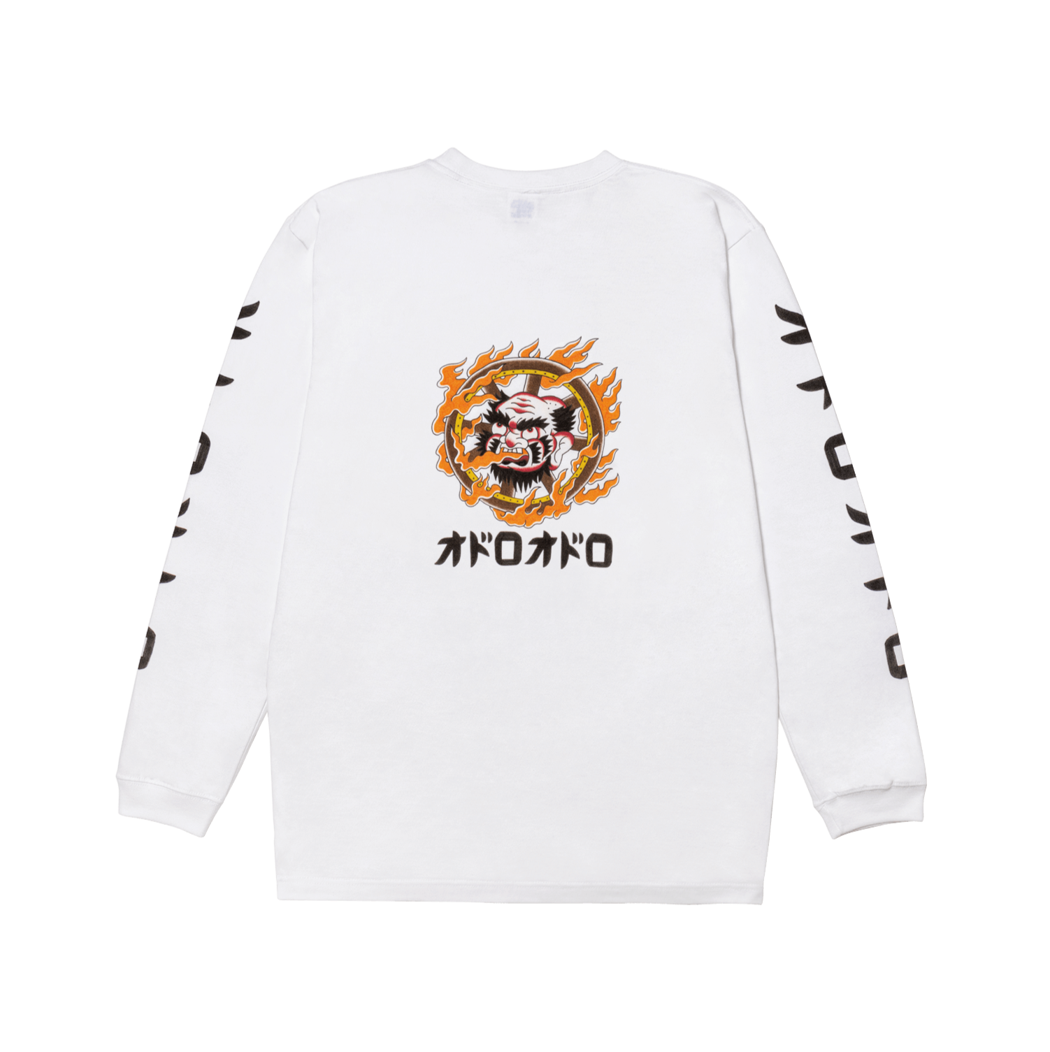 輪入道 Long Sleeve T-Shirt type-B