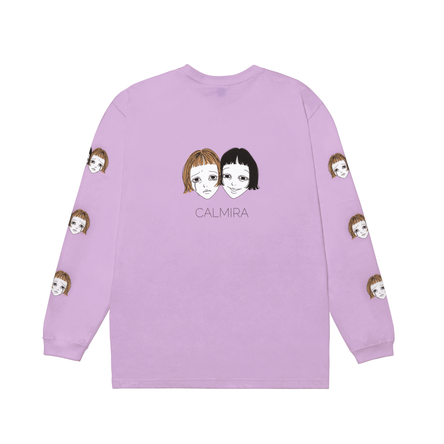 泣き笑 Long Sleeve T-Shirt type-A PL