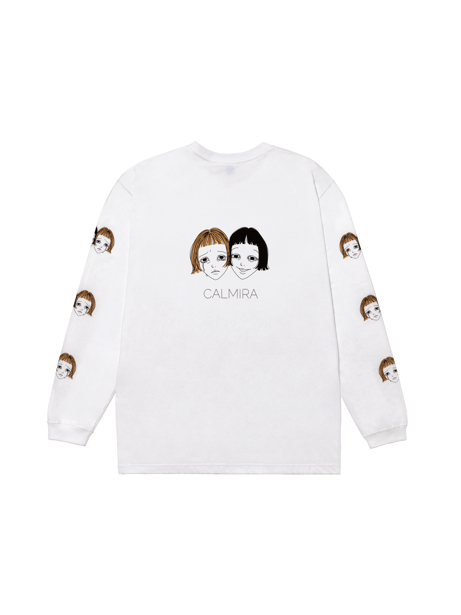 泣き笑 Long Sleeve T-Shirt type-A