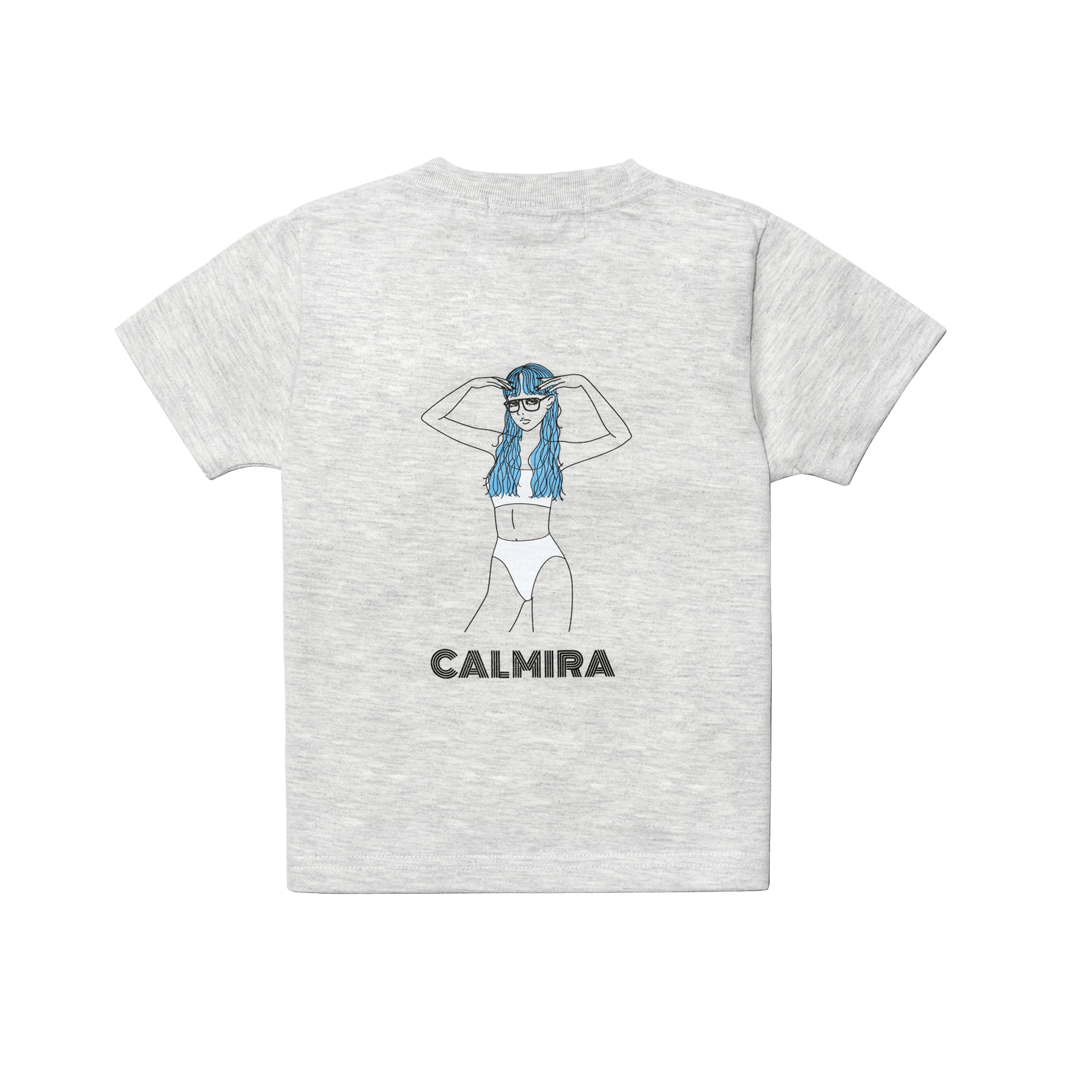 青髪パーマ Kids T-Shirt type-GY