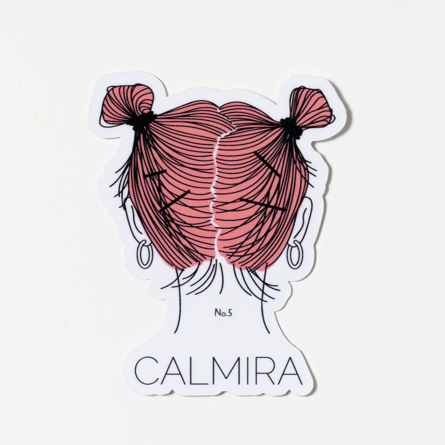No.5 Sticker