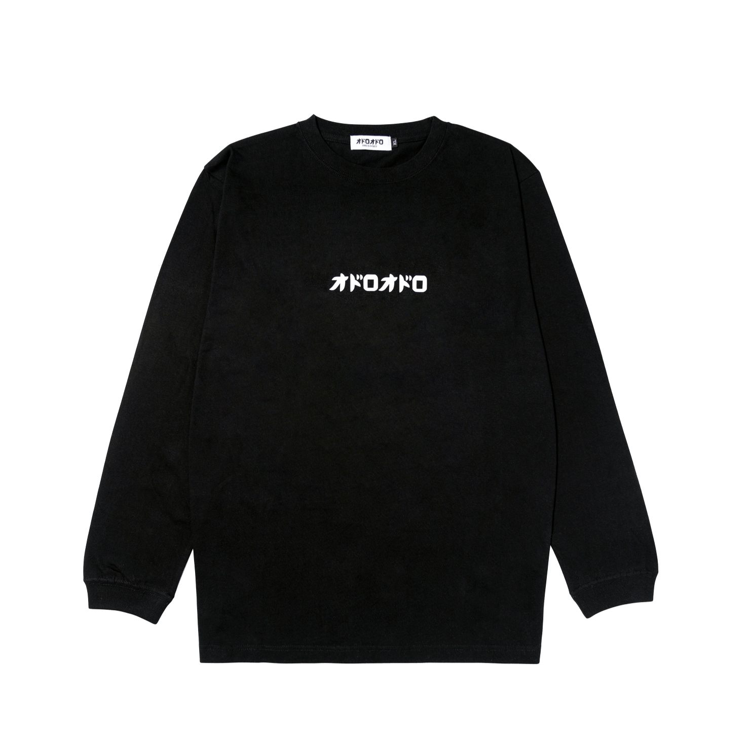 オドロオドロ ロゴ Long Sleeve T-Shirt BLACK