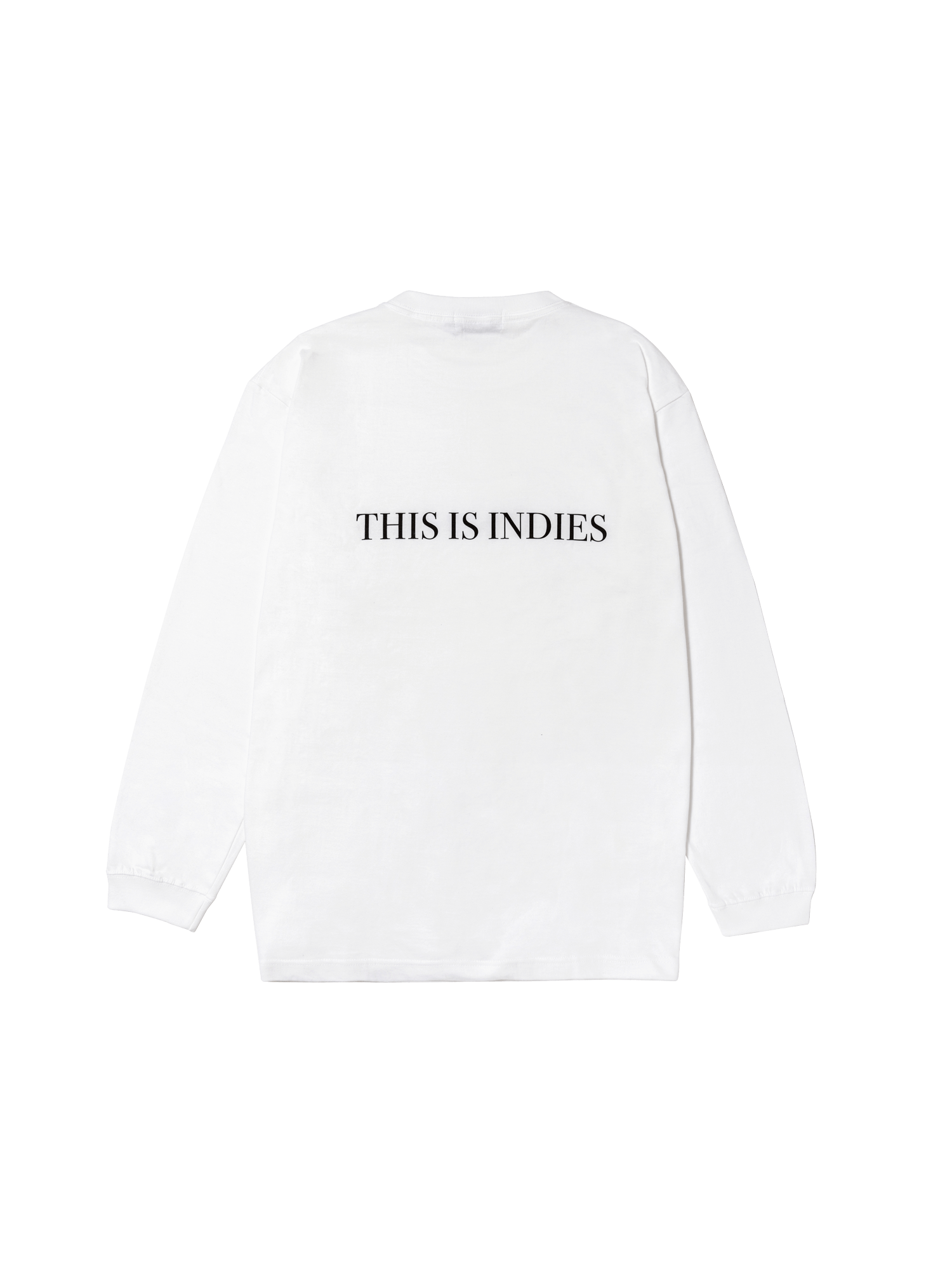 オドロオドロ ロゴ Long Sleeve T-Shirt WHITE
