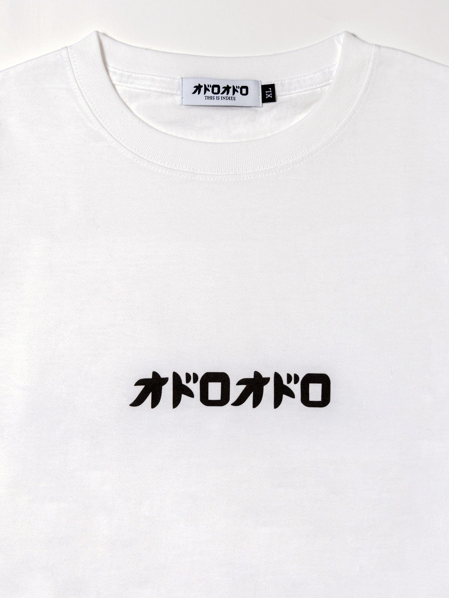 オドロオドロ ロゴ Long Sleeve T-Shirt WHITE