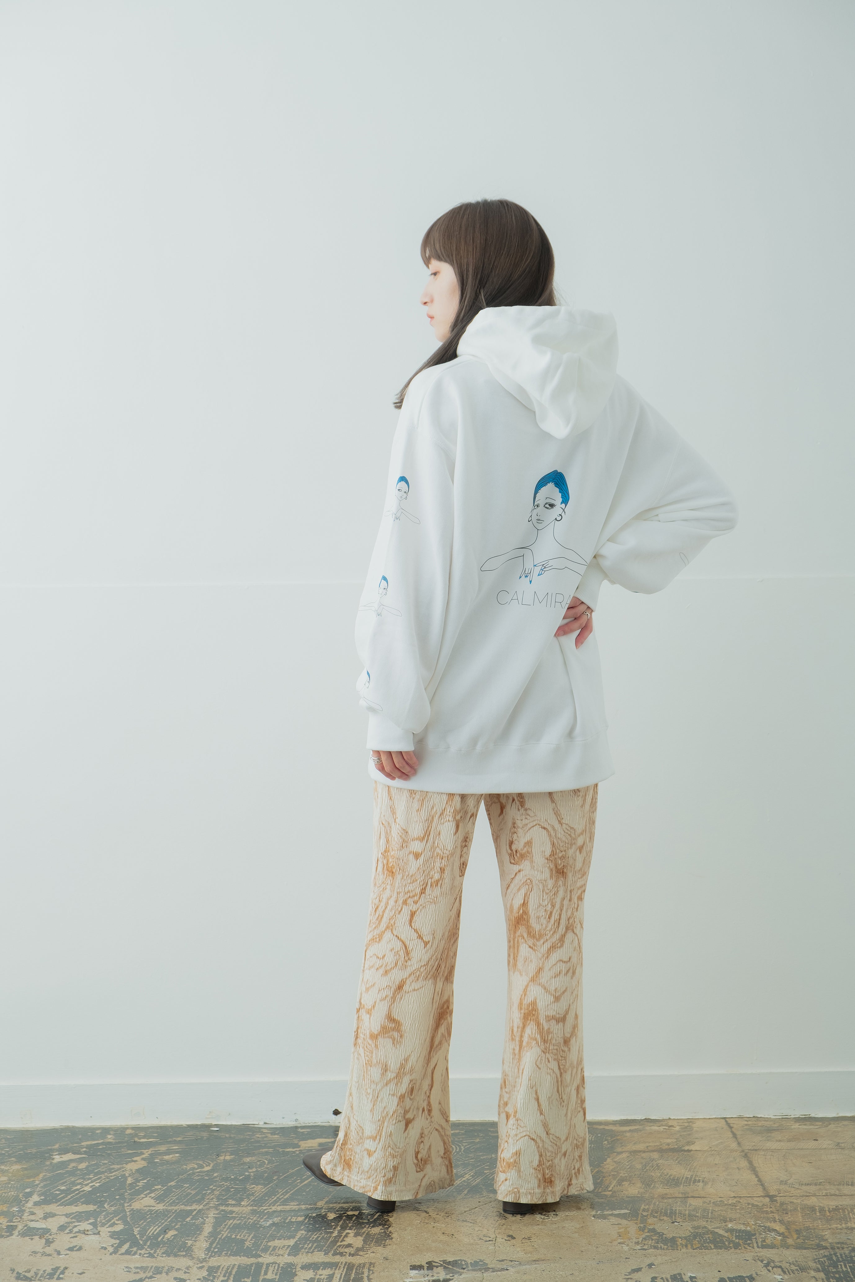 青髪 Hoodie type-A