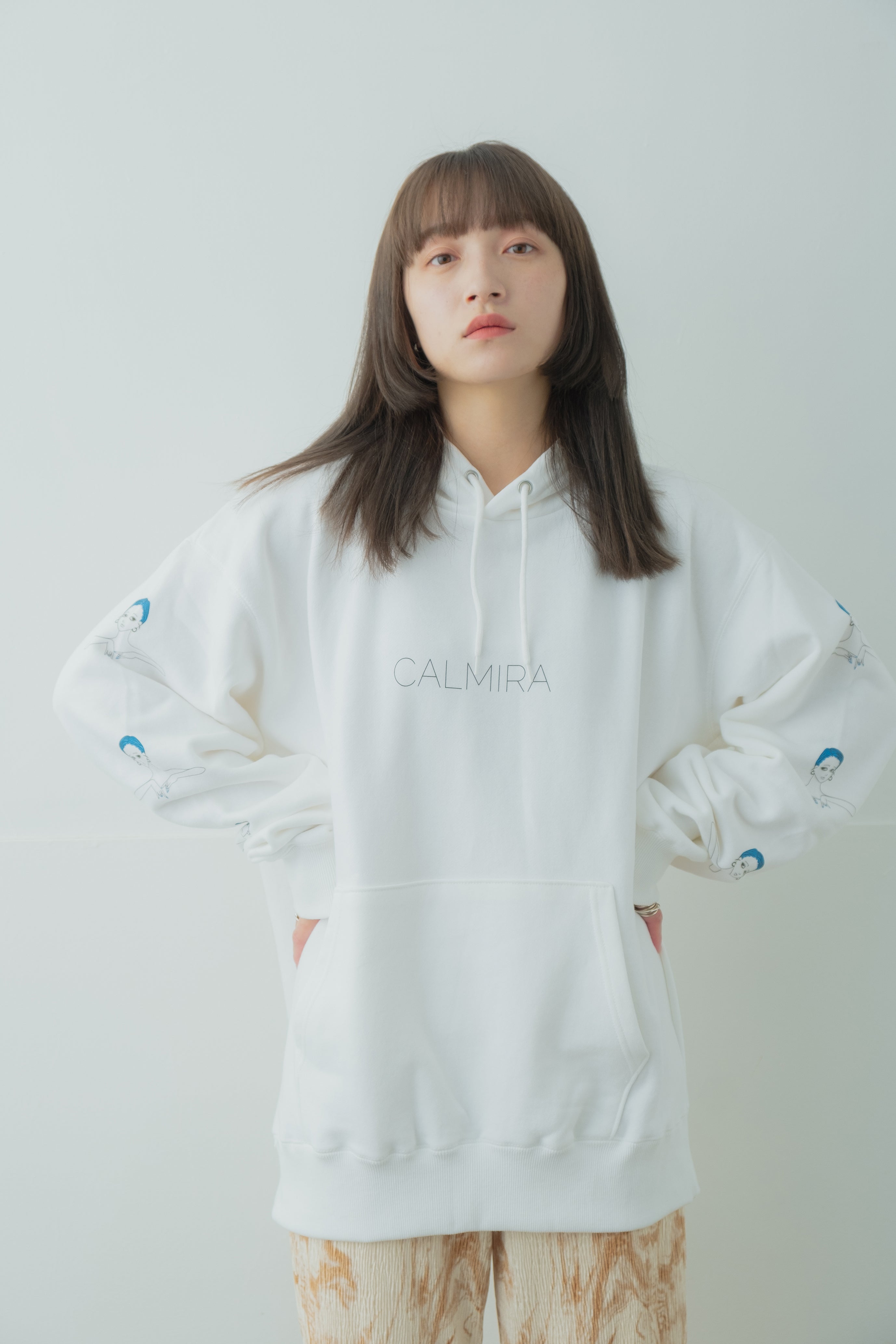 青髪 Hoodie type-A