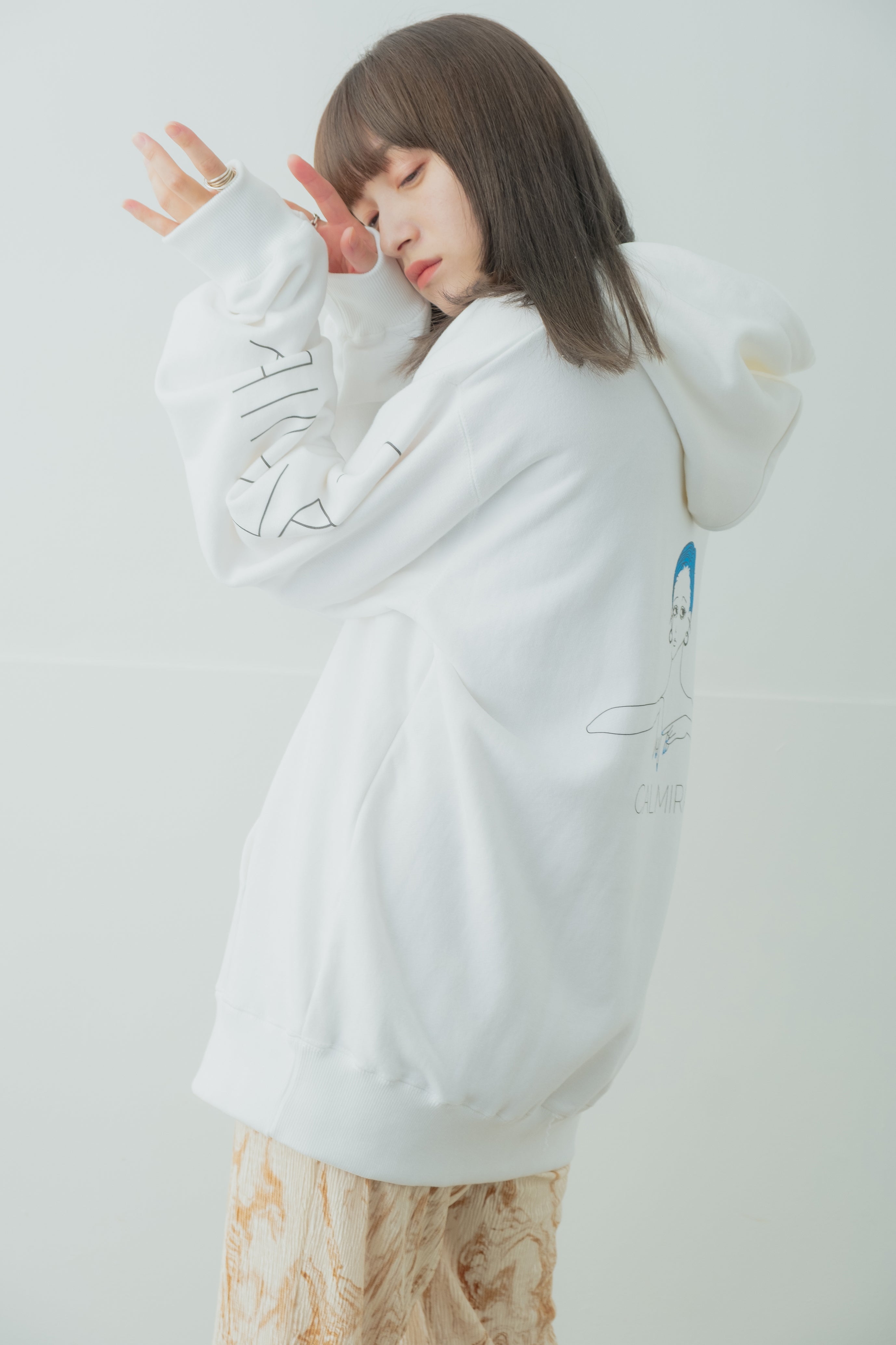 青髪 Hoodie type-B