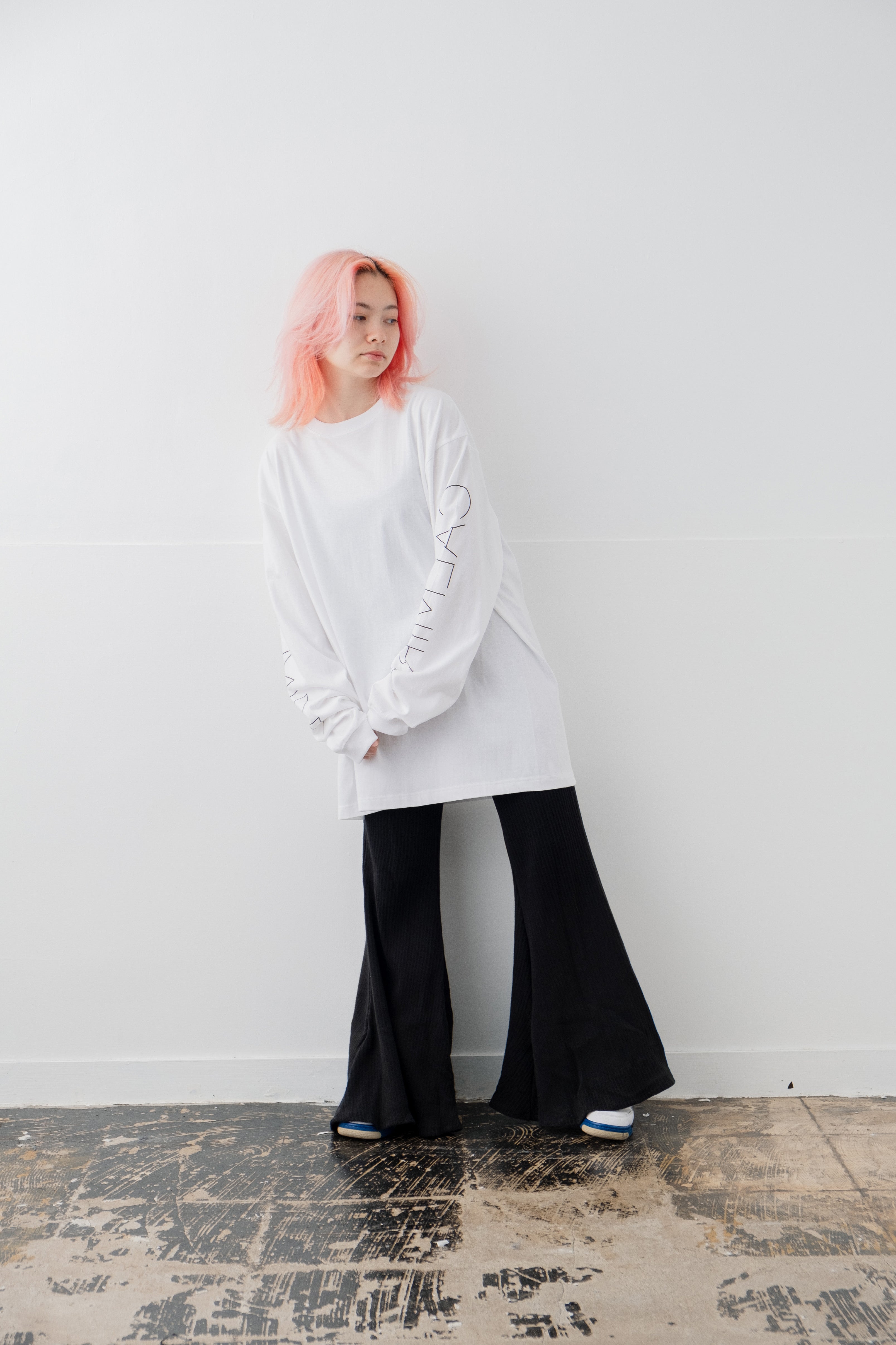 青髪 Long Sleeve T-Shirt type-B