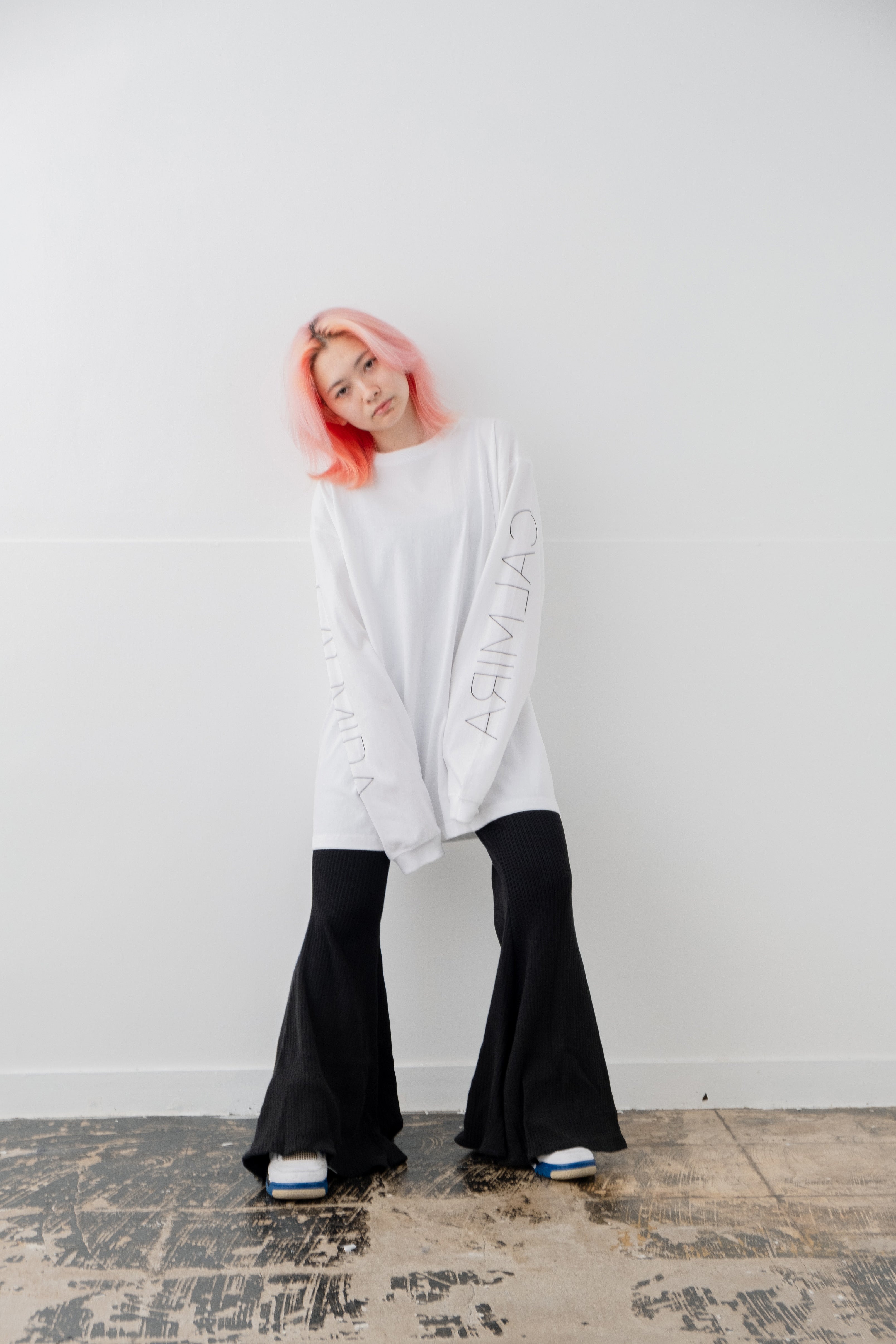 青髪 Long Sleeve T-Shirt type-B