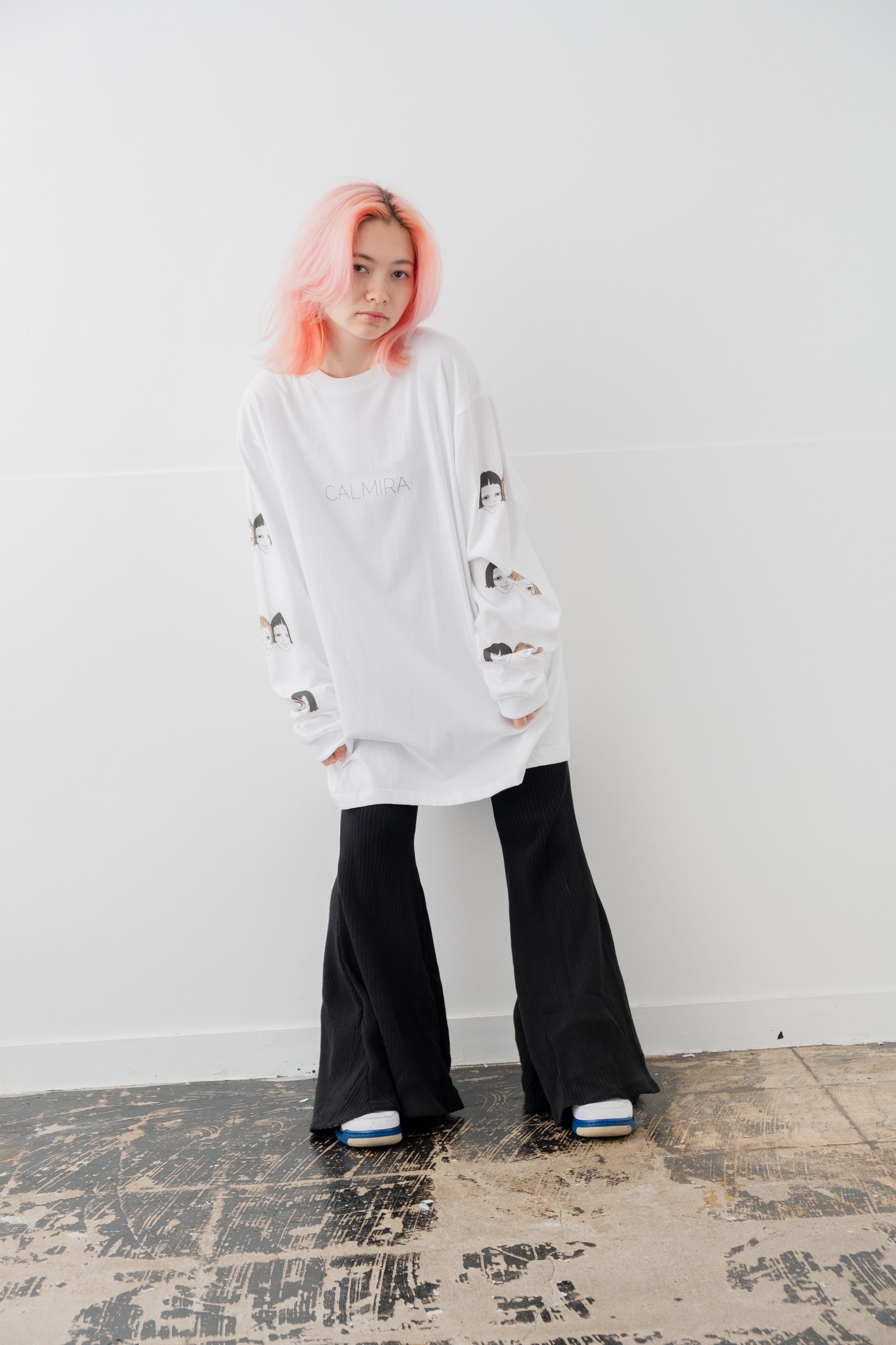 泣き笑 Long Sleeve T-Shirt type-A