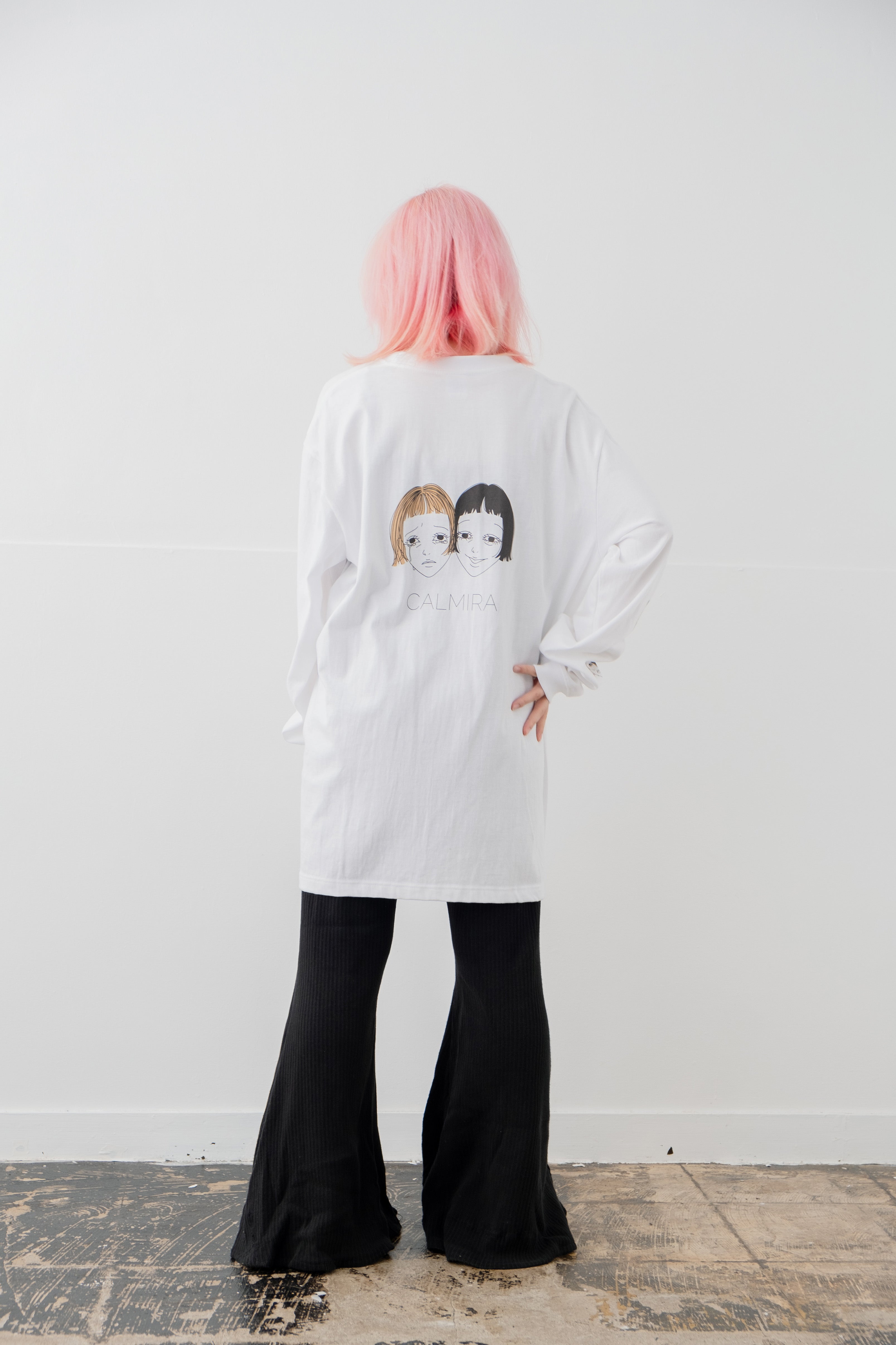 泣き笑 Long Sleeve T-Shirt type-A