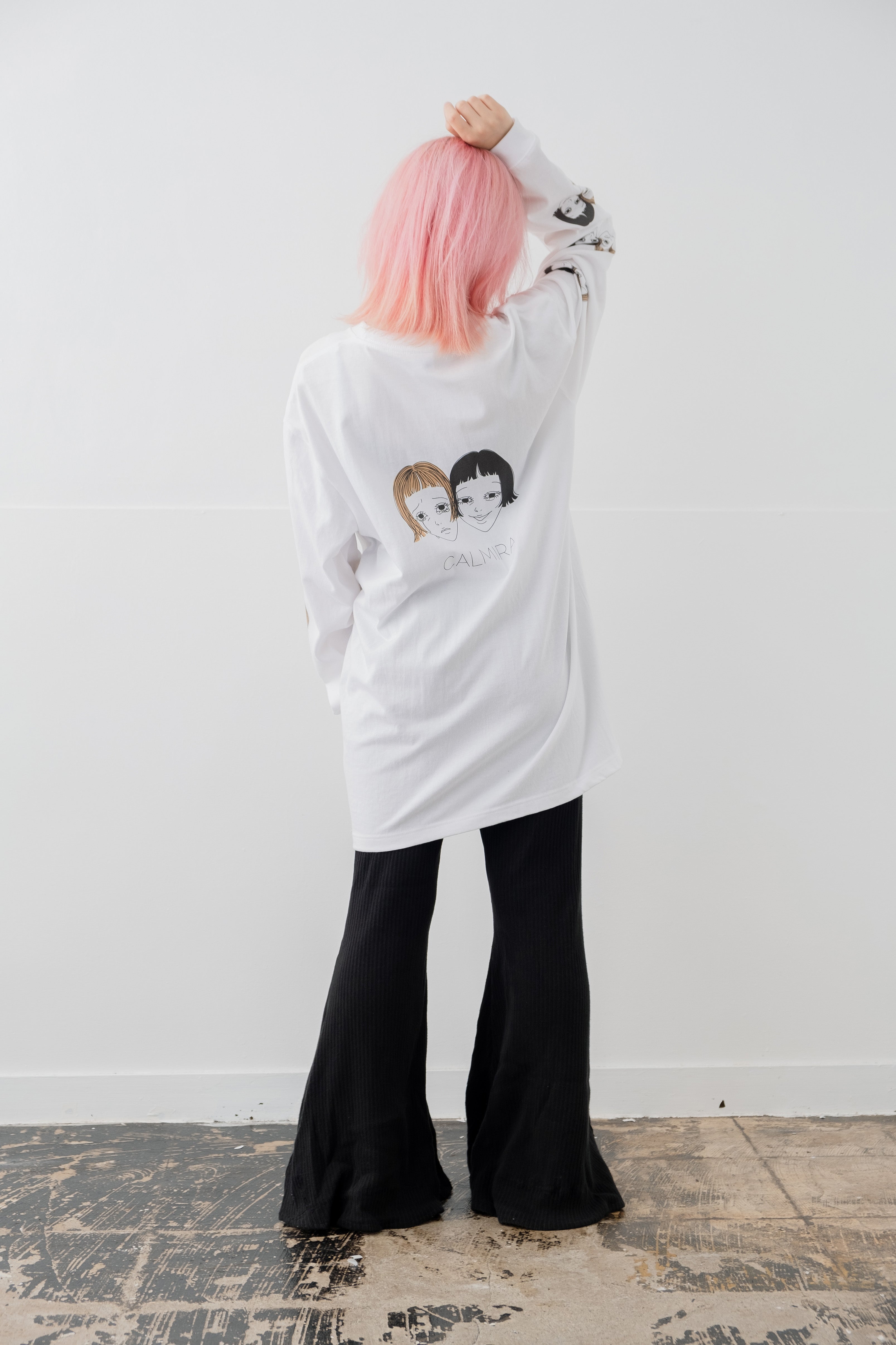 泣き笑 Long Sleeve T-Shirt type-A