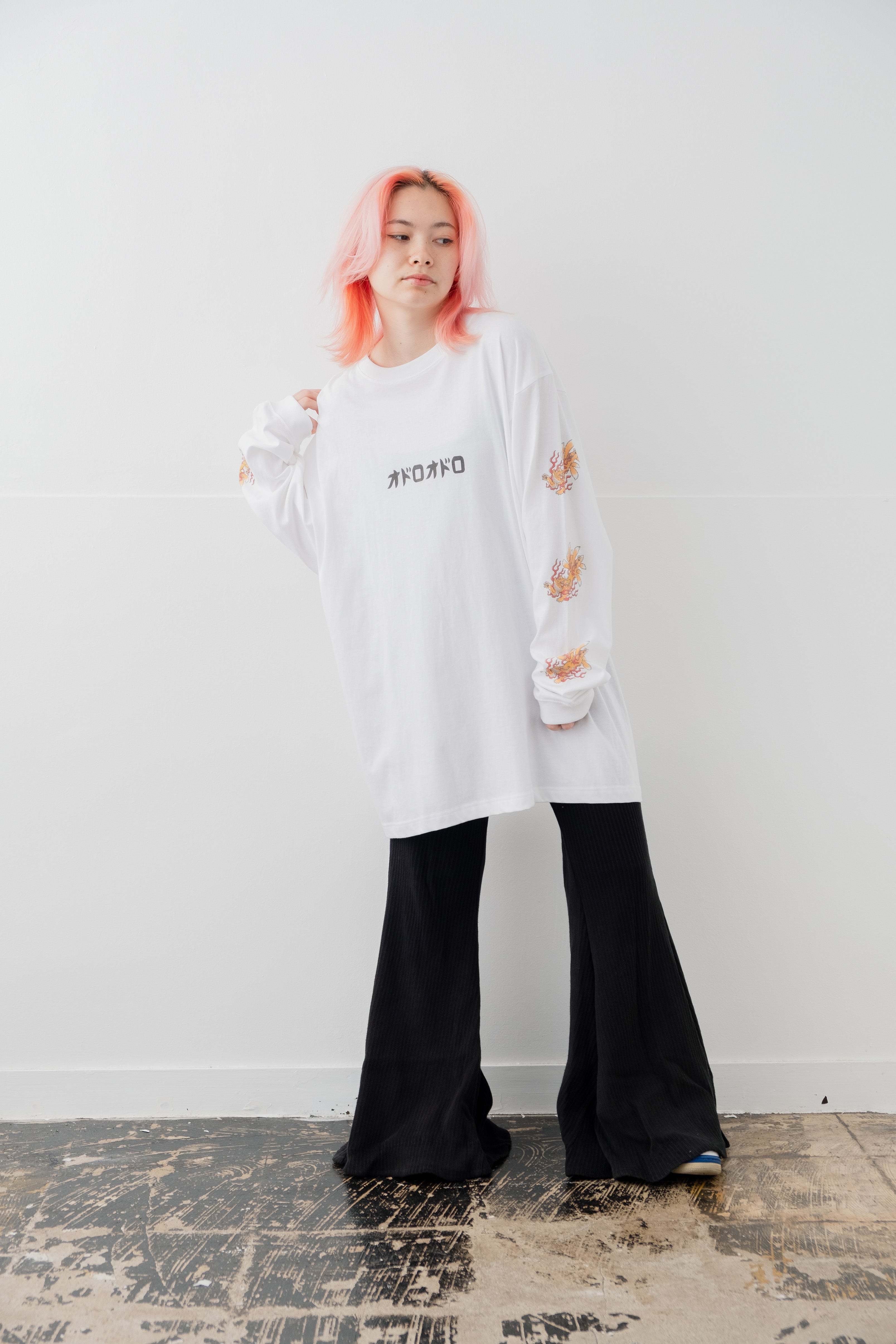 九尾の狐 Long Sleeve T-Shirt type-A