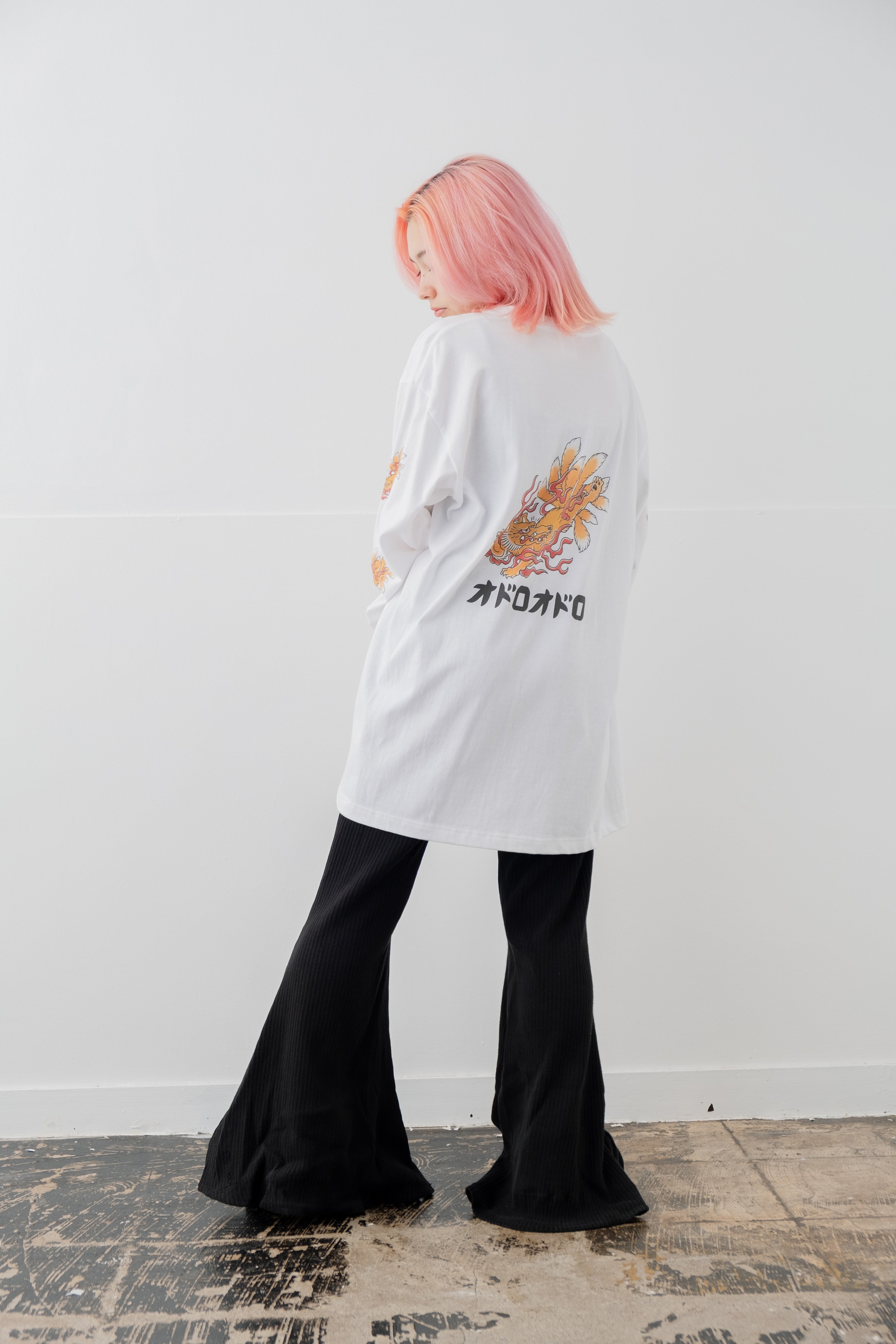 九尾の狐 Long Sleeve T-Shirt type-A