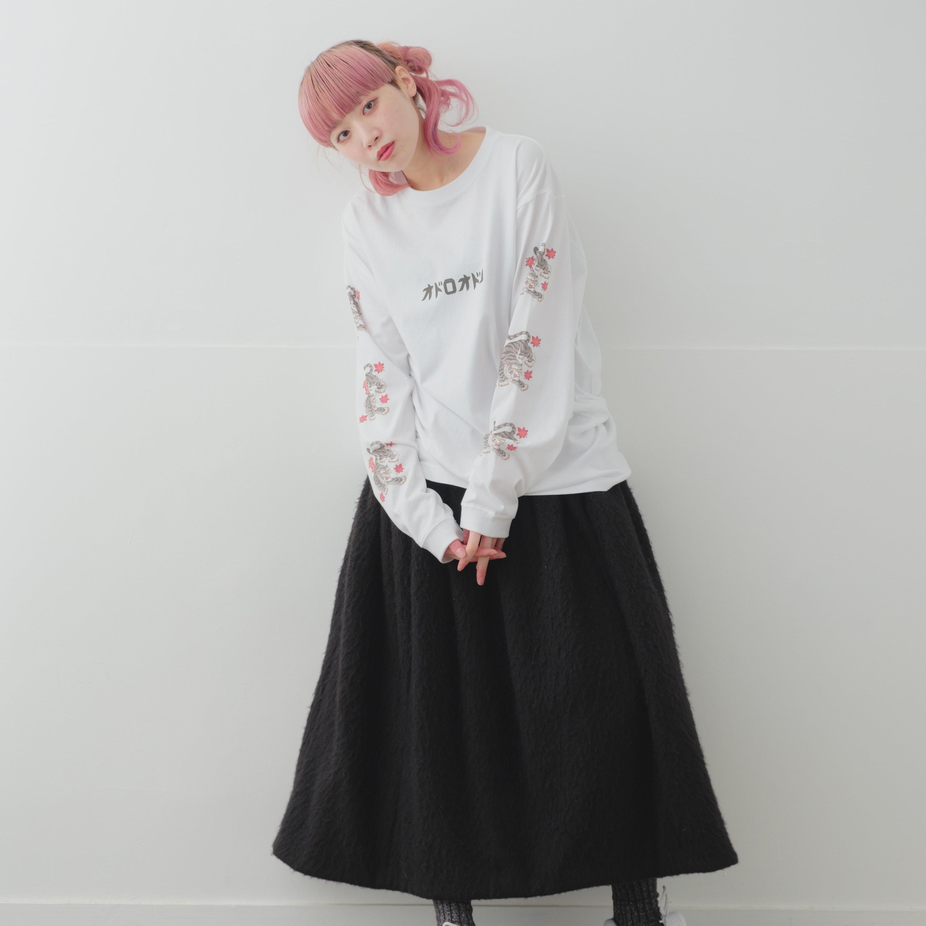 五黄の虎 Long Sleeve T-Shirt type-A