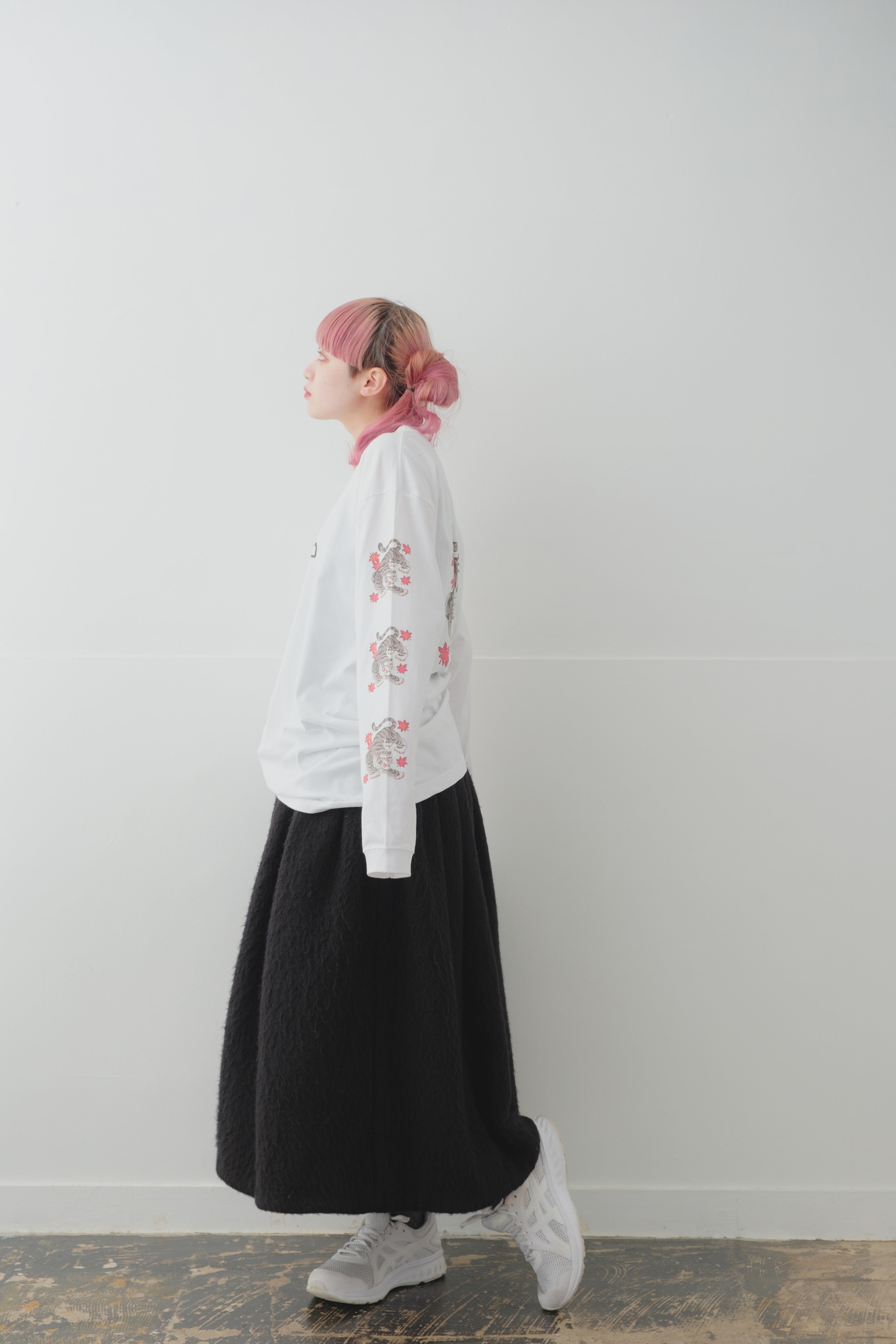 五黄の虎 Long Sleeve T-Shirt type-A
