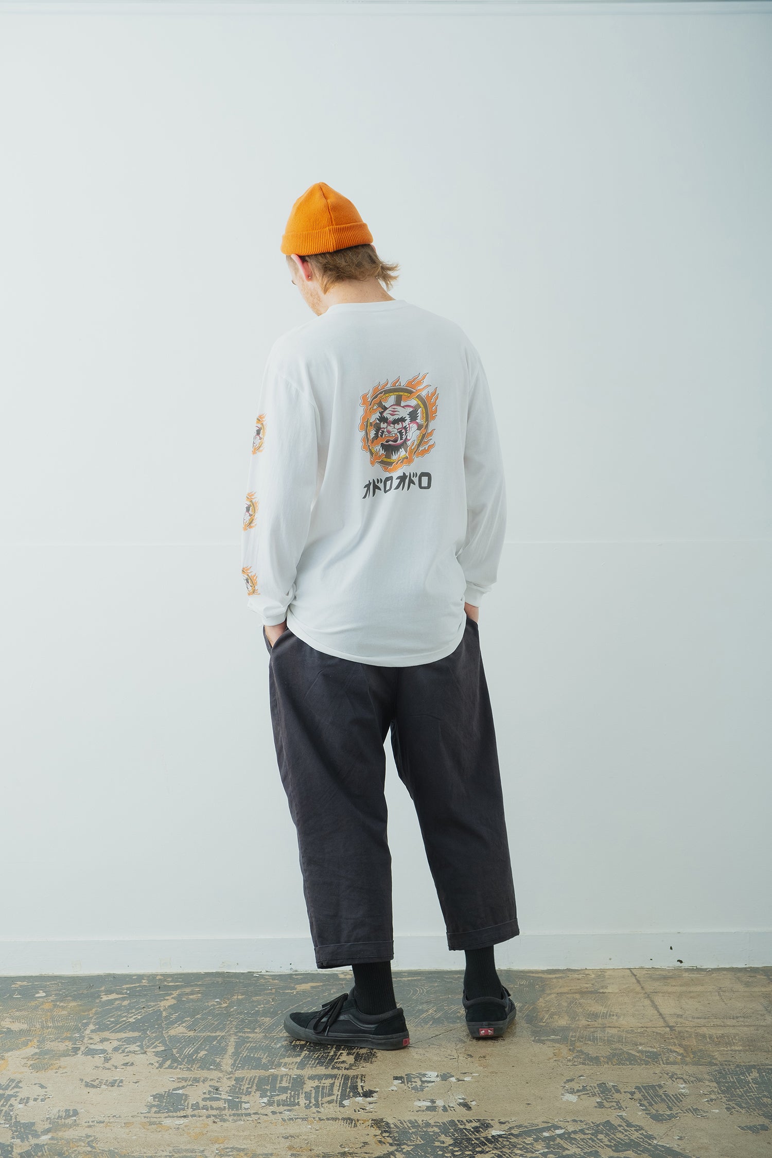 輪入道 Long Sleeve T-Shirt type-A