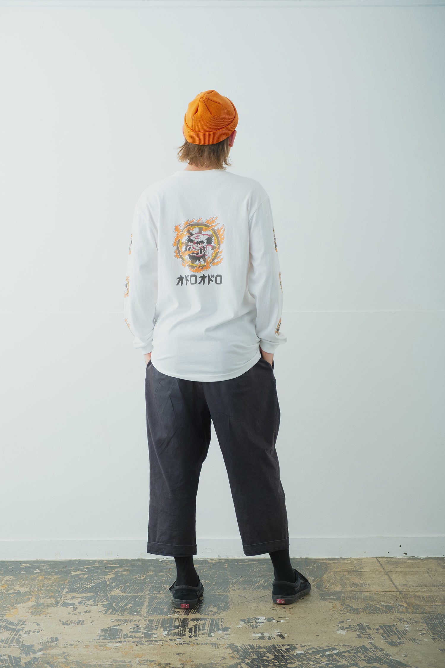 輪入道 Long Sleeve T-Shirt type-A