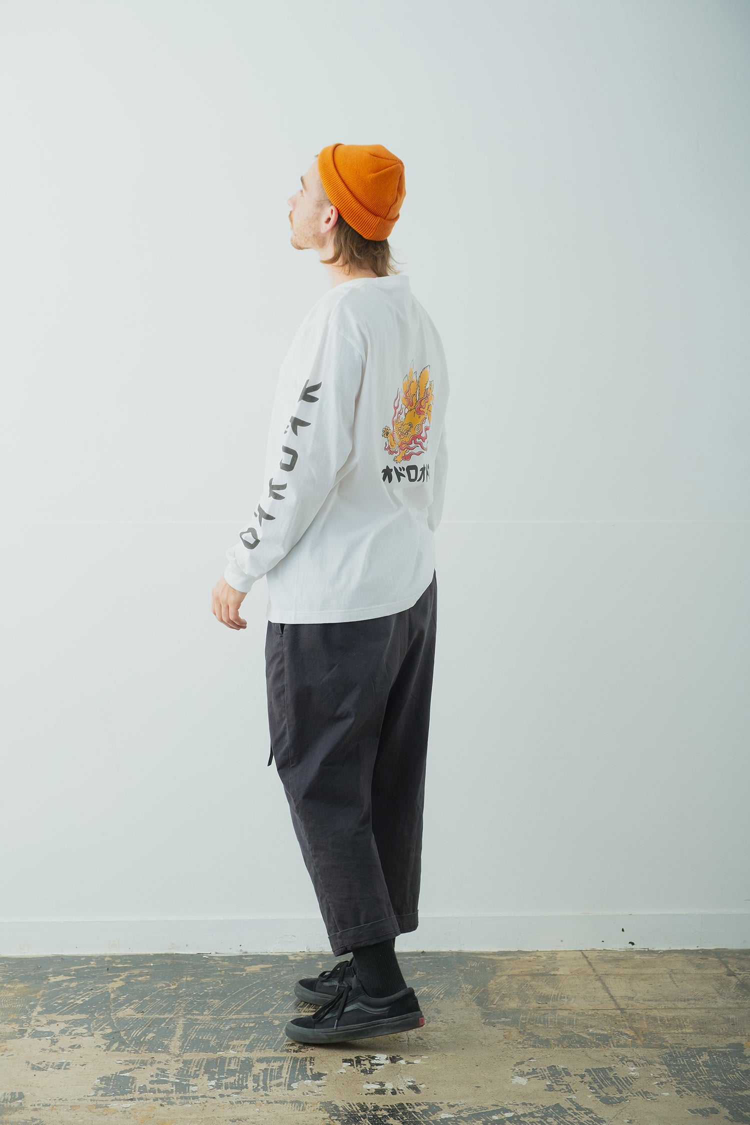 九尾の狐 Long Sleeve T-Shirt type-B