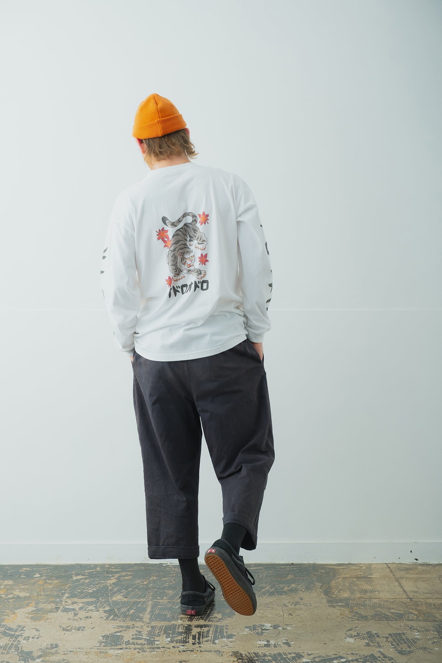 五黄の虎 Long Sleeve T-Shirt type-B