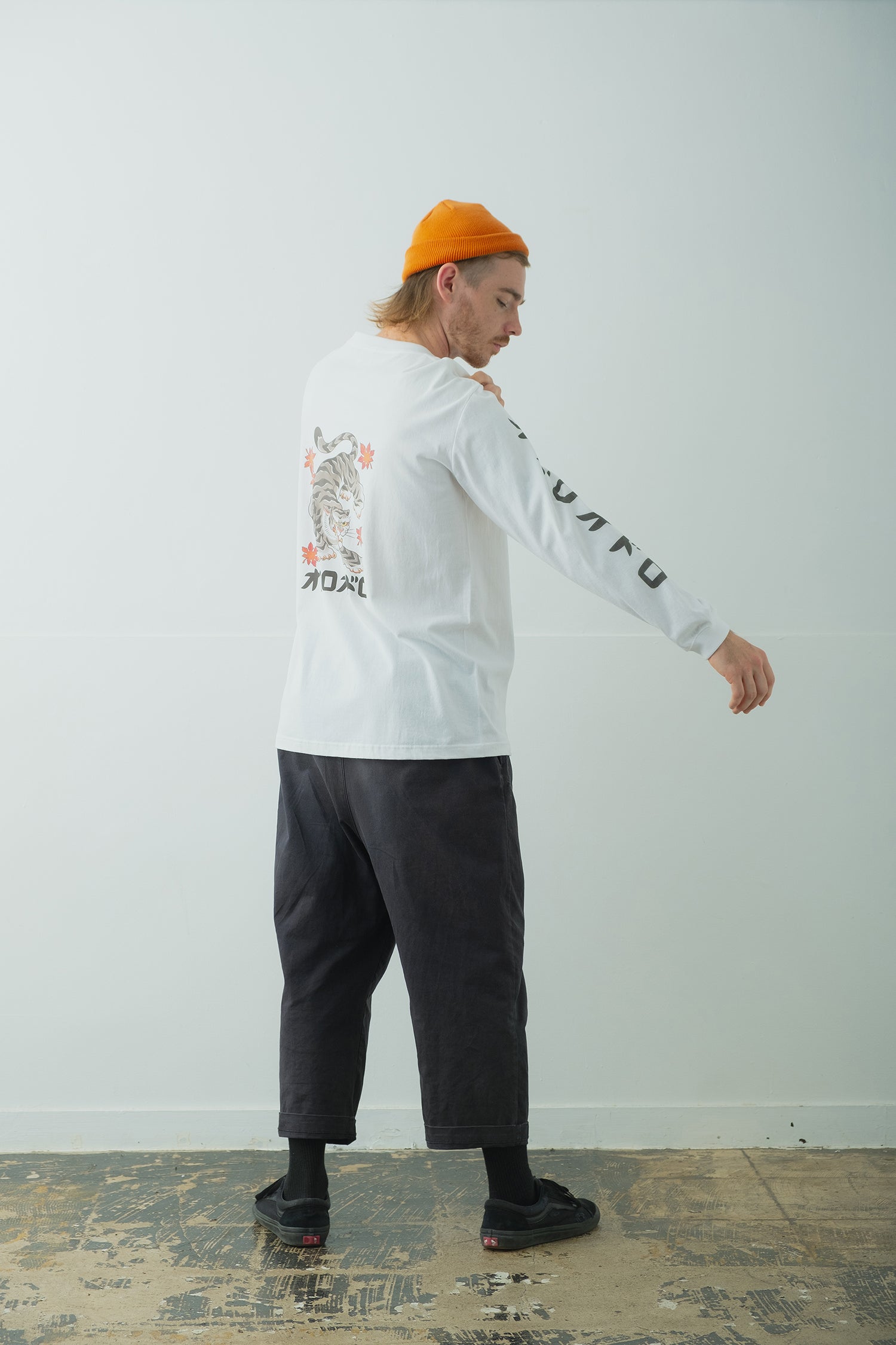 五黄の虎 Long Sleeve T-Shirt type-B