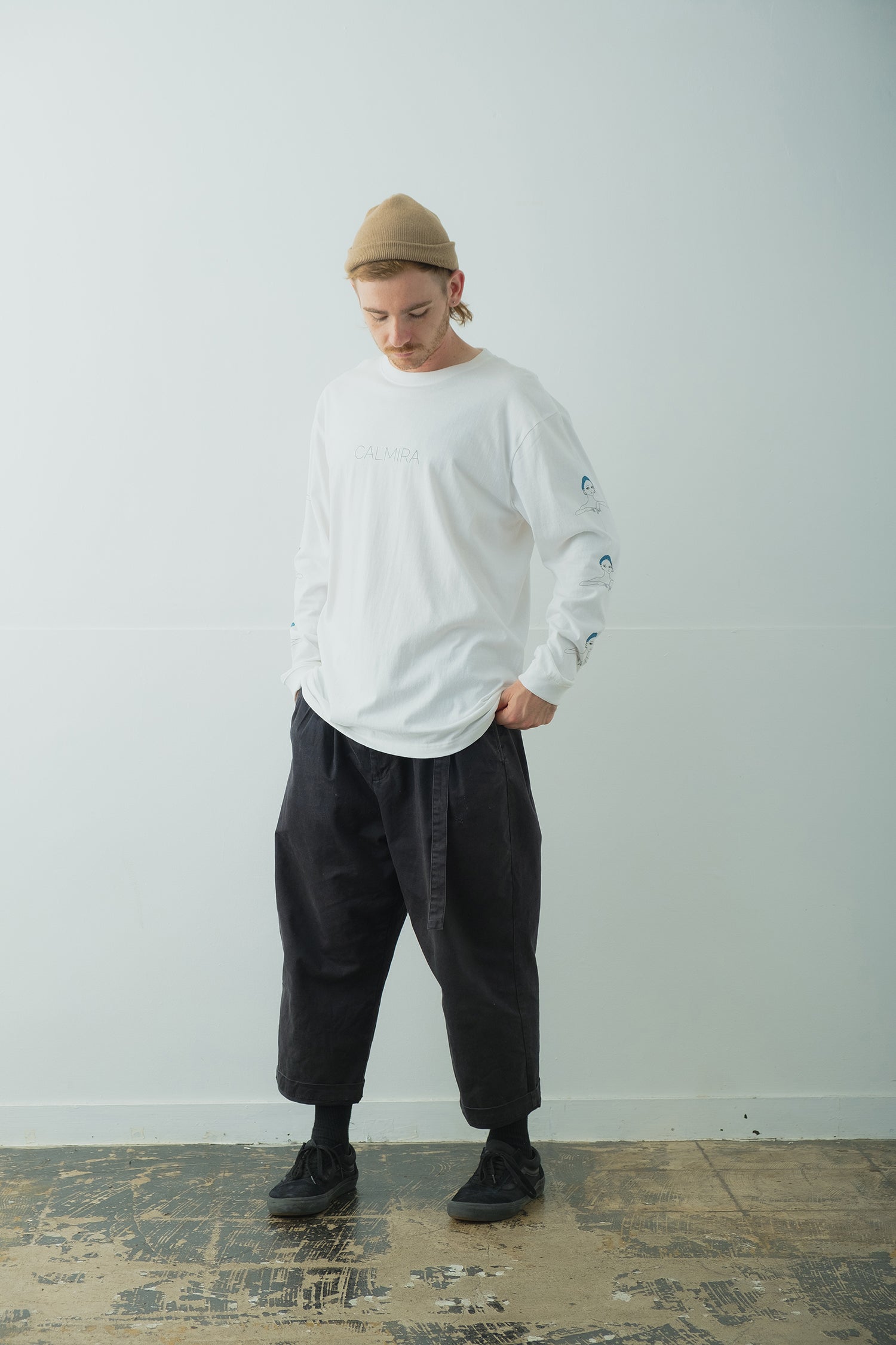 青髪 Long Sleeve T-Shirt type-A