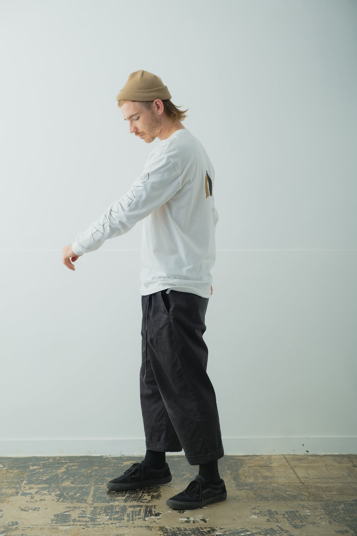 泣き笑 Long Sleeve T-Shirt type-B