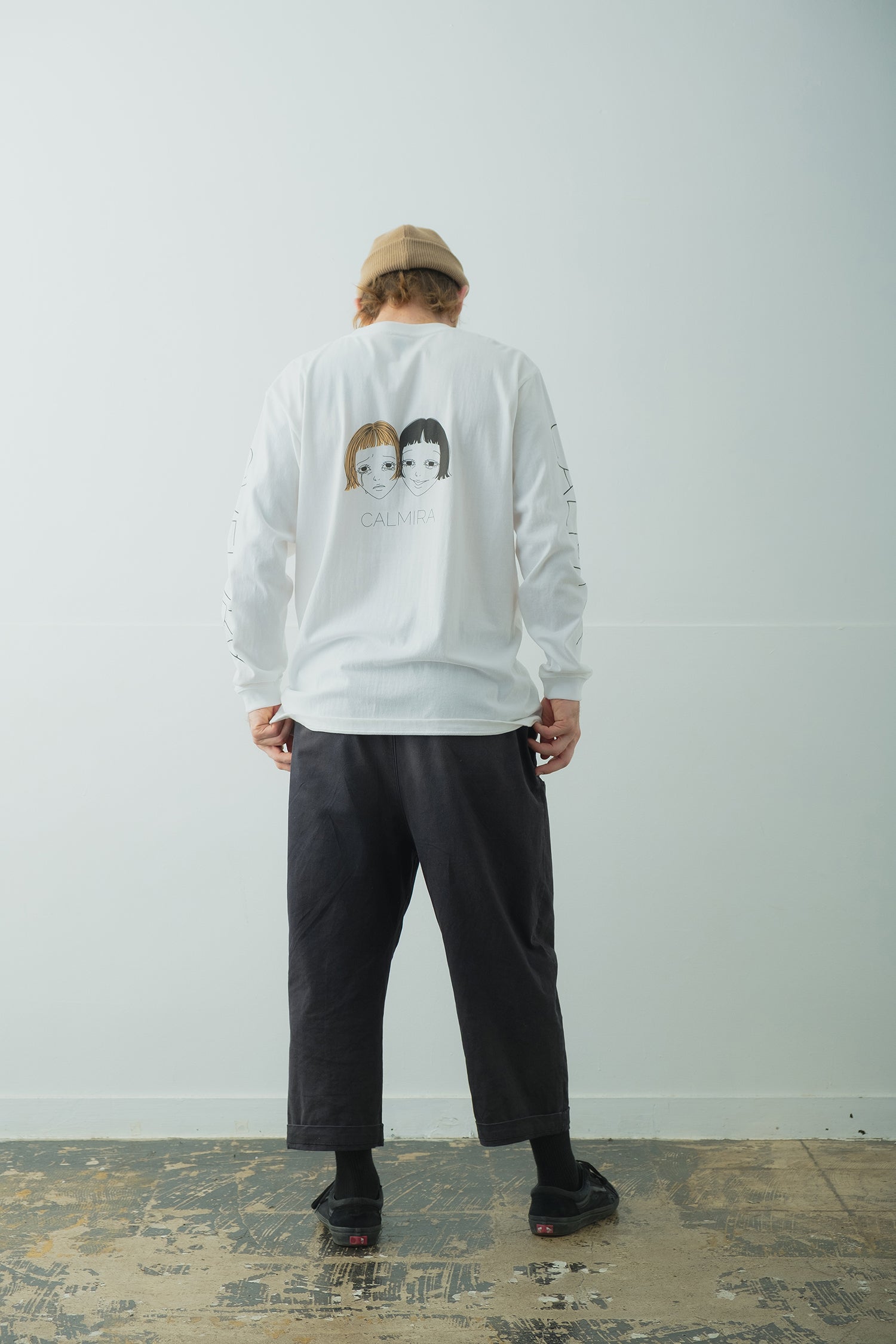 泣き笑 Long Sleeve T-Shirt type-B