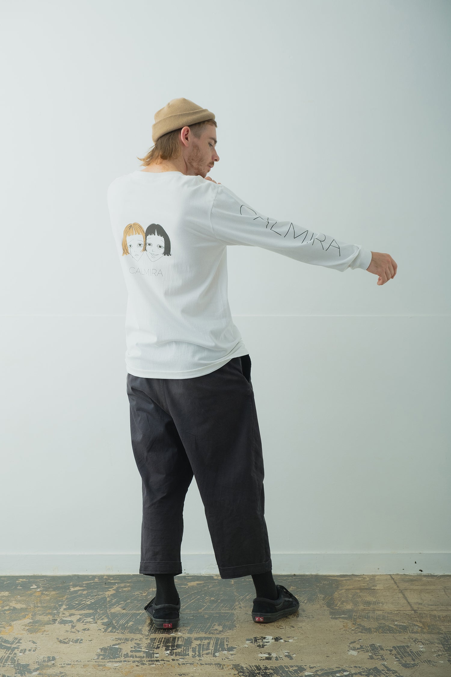 泣き笑 Long Sleeve T-Shirt type-B